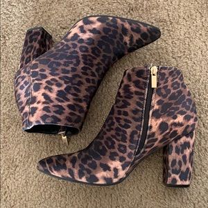 Leopard Booties